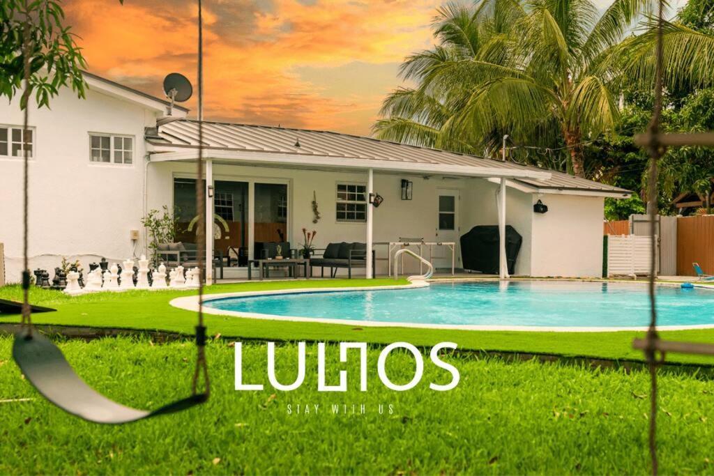 Miami Fun Home With Pool & Games L30 Exterior foto